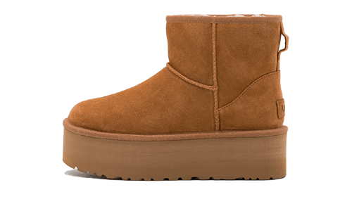 Sneakers éditions limitées et authentiques UGG Classic Mini Platform Boot Chestnut - 1134991-CHE - Kickzmi