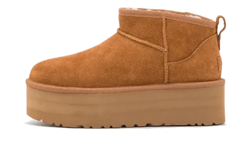 Sneakers éditions limitées et authentiques UGG Classic Ultra Mini Platform Chestnut - 1135092-CHE - Kickzmi