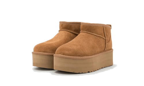 Sneakers éditions limitées et authentiques UGG Classic Ultra Mini Platform Chestnut - 1135092-CHE - Kickzmi