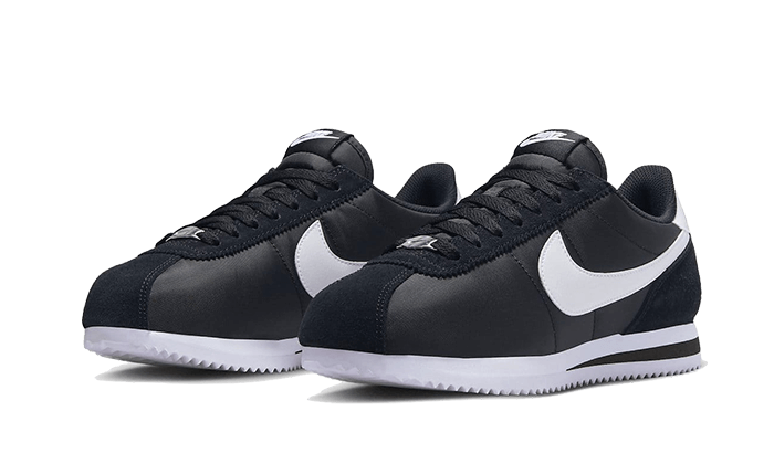 Sneakers éditions limitées et authentiques Nike Cortez Nylon Black White - DZ2795-001 - Kickzmi