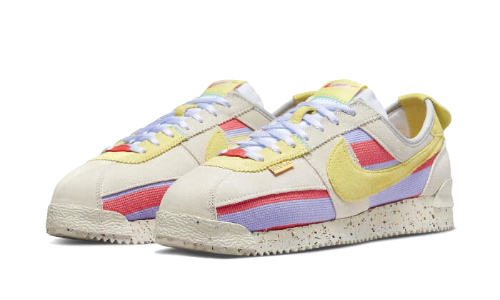 Sneakers éditions limitées et authentiques Nike Cortez Union Lemon Frost - DR1413-100 - Kickzmi