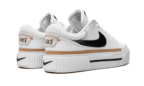 Sneakers éditions limitées et authentiques Nike Court Legacy Lift White Black - DM7590-100 - Kickzmi