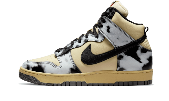 Sneakers limitées et authentiques Nike Dunk High 1985 Black Acid Wash - DD9404-700 - Kickzmi