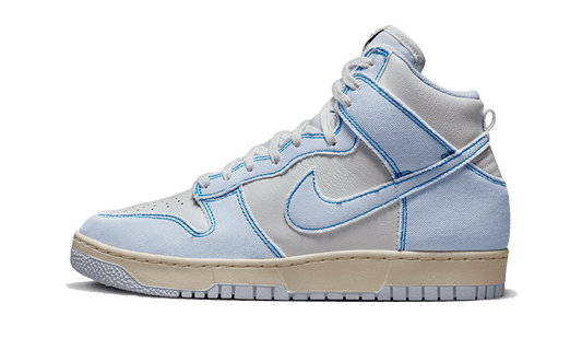 Sneakers limitées et authentiques Nike Dunk High 1985 Blue Denim - DQ8799-101 - Kickzmi