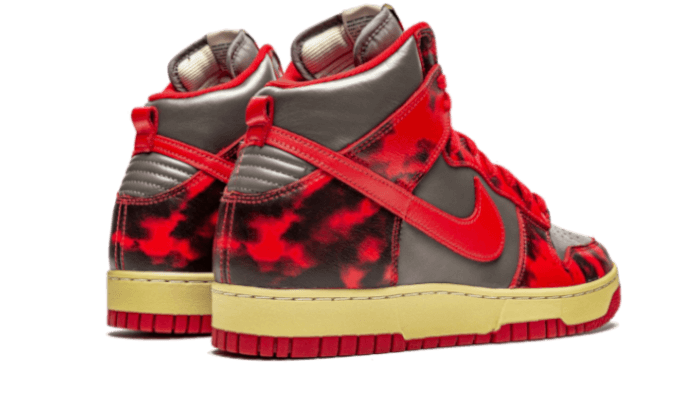 Sneakers limitées et authentiques Nike Dunk High 1985 Red Acid Wash - DD9404-600 - Kickzmi