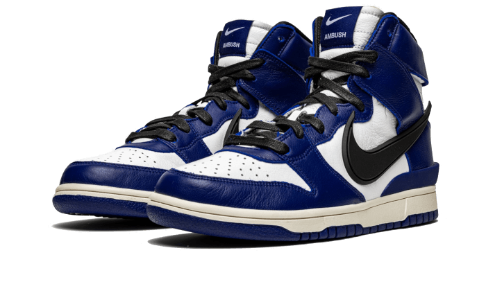 Sneakers limitées et authentiques Nike Dunk High Ambush Deep Royal Blue - CU7544-400 - Kickzmi