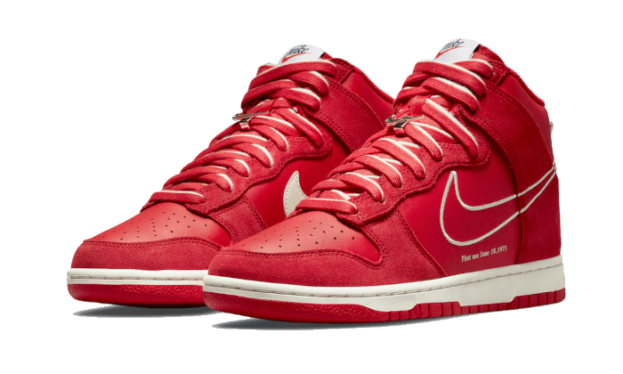 Sneakers limitées et authentiques Nike Dunk High First Use University Red - DH0960-600 - Kickzmi