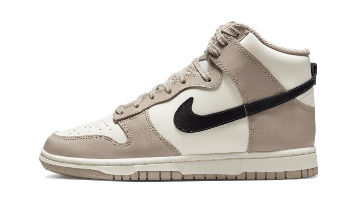 Sneakers limitées et authentiques Nike Dunk High Fossil Stone - DD1869-200 - Kickzmi