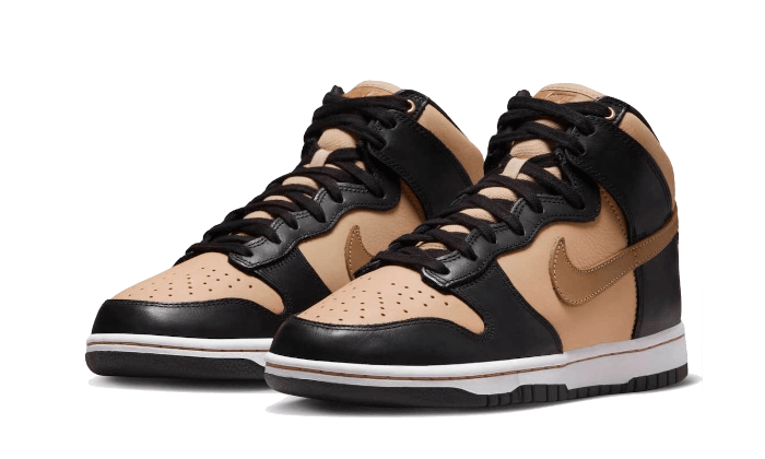 Sneakers éditions limitées et authentiques Nike Dunk High LXX Black Flax - DX0346-001 - Kickzmi