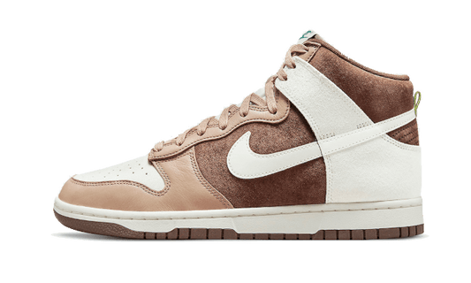 Sneakers limitées et authentiques Nike Dunk High Light Chocolate - DH5348-100 - Kickzmi