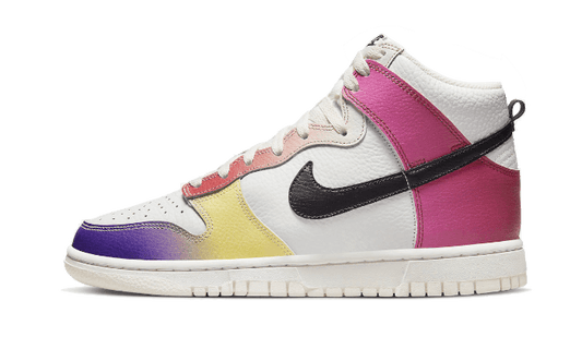 Sneakers limitées et authentiques Nike Dunk High Multi-Color Gradient - FD0802-100 - Kickzmi