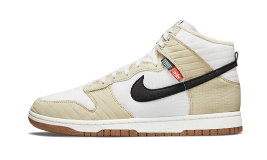 Sneakers limitées et authentiques Nike Dunk High Next Nature Rattan - DD3362-200 - Kickzmi