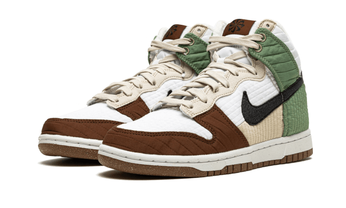 Sneakers limitées et authentiques Nike Dunk High Next Nature Summit White - DN9909-100 - Kickzmi