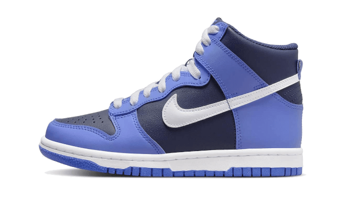 Sneakers limitées et authentiques Nike Dunk High Obsidian - DJ6189-400 / DB2179-400 - Kickzmi