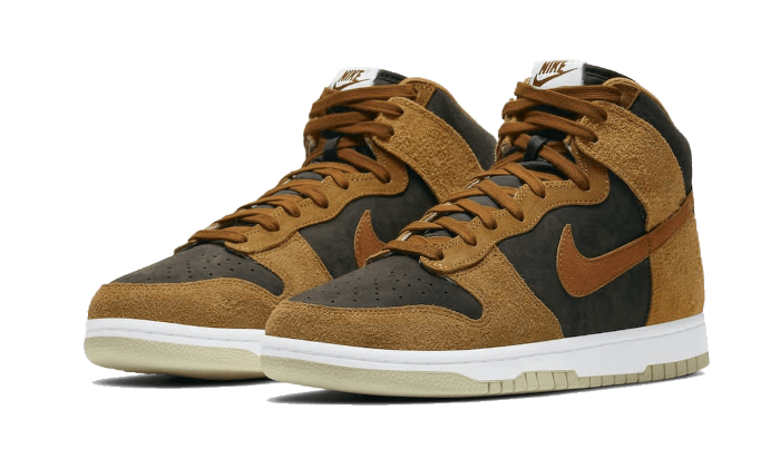 Sneakers limitées et authentiques Nike Dunk High PRM Dark Russet - DD1401-200 - Kickzmi