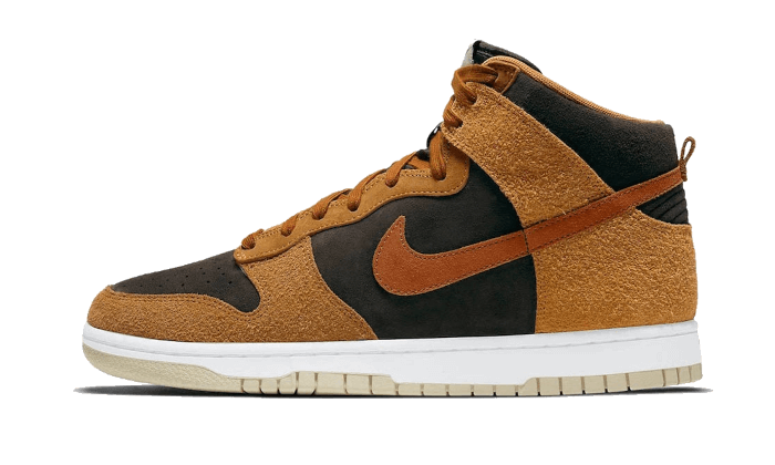 Sneakers limitées et authentiques Nike Dunk High PRM Dark Russet - DD1401-200 - Kickzmi