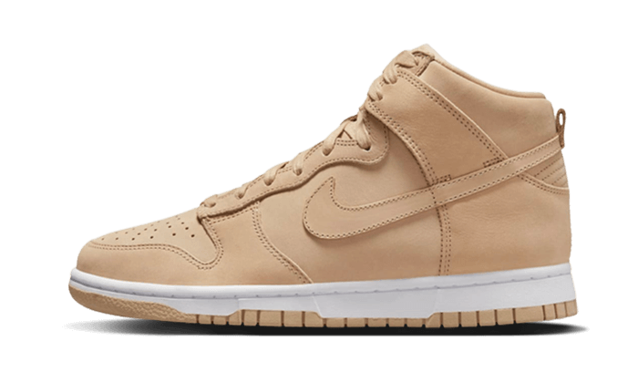 Sneakers limitées et authentiques Nike Dunk High PRM Vachetta Tan - DX2044-201 - Kickzmi