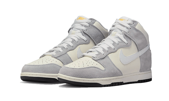 Sneakers limitées et authentiques Nike Dunk High Retro Grey Orange - DZ4515-100 - Kickzmi