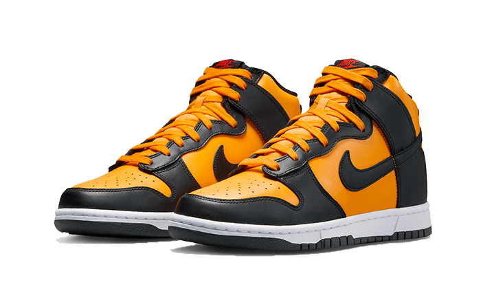 Sneakers limitées et authentiques Nike Dunk High Reverse Goldenrod - DD1399-700 - Kickzmi