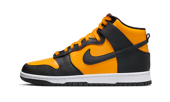 Sneakers limitées et authentiques Nike Dunk High Reverse Goldenrod - DD1399-700 - Kickzmi