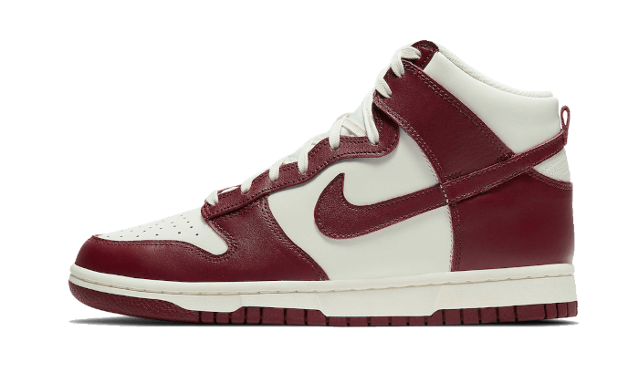 Sneakers limitées et authentiques Nike Dunk High Sail Team Red - DD1869-101 - Kickzmi