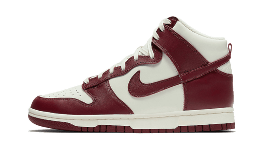 Sneakers limitées et authentiques Nike Dunk High Sail Team Red - DD1869-101 - Kickzmi