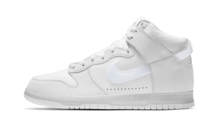 Sneakers limitées et authentiques Nike Dunk High Slam Jam White Pure Platinum - DA1639-100 - Kickzmi