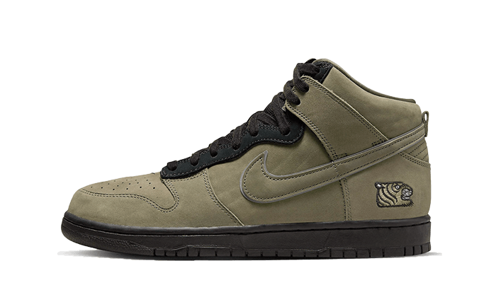 Sneakers limitées et authentiques Nike Dunk High Soulgoods Military Green - DR1415-200 - Kickzmi