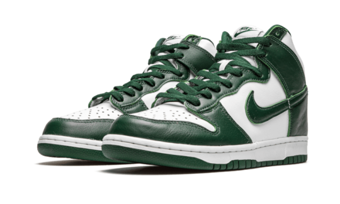 Sneakers limitées et authentiques Nike Dunk High Spartan Green - CZ8149-100 - Kickzmi