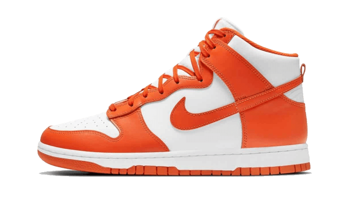 Sneakers éditions limitées et authentiques Nike Dunk High Syracuse (2021) - DD1399-101 / DD1869-100 - Kickzmi