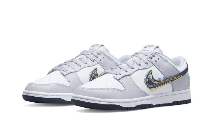 Nike Dunk Low 3D Swoosh - DV6482-100 - Kickzmi