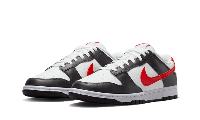 Nike Dunk Low Black White Red - FB3354-001 - Kickzmi