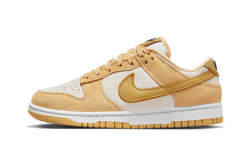 Sneakers éditions limitées et authentiques Nike Dunk Low Celestial Gold Suede - DV7411-200 - Kickzmi