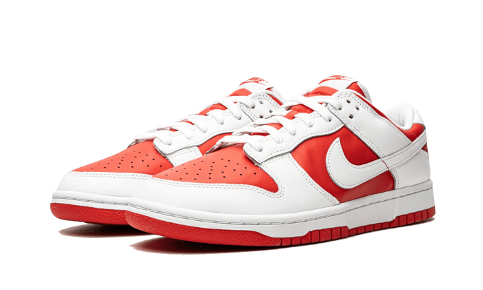 Sneakers éditions limitées et authentiques Nike Dunk Low Championship Red - DD1391-600 / CW1590-600 - Kickzmi