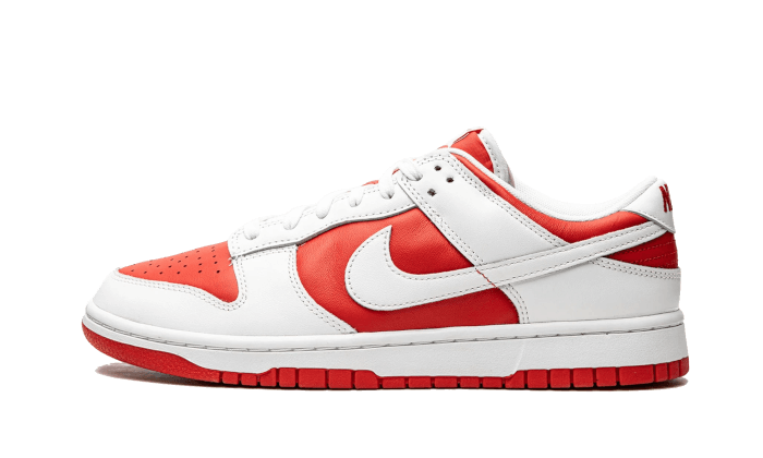 Sneakers éditions limitées et authentiques Nike Dunk Low Championship Red - DD1391-600 / CW1590-600 - Kickzmi