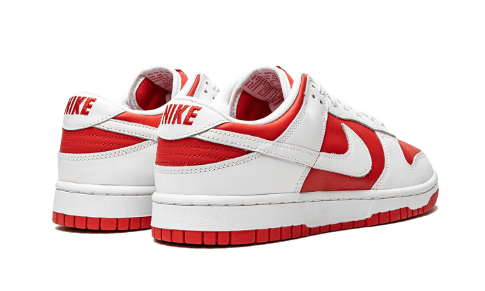 Sneakers éditions limitées et authentiques Nike Dunk Low Championship Red - DD1391-600 / CW1590-600 - Kickzmi