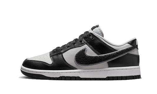 Nike Dunk Low Chenille Swoosh Grey Black - DQ7683-001 - Kickzmi