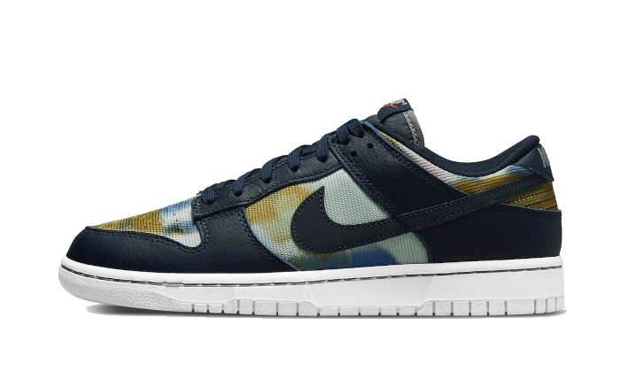 Nike Dunk Low Graffiti Navy - DM0108-400 - Kickzmi