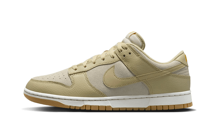 Nike Dunk Low Khaki Suede Gum - DZ4513-200 - Kickzmi