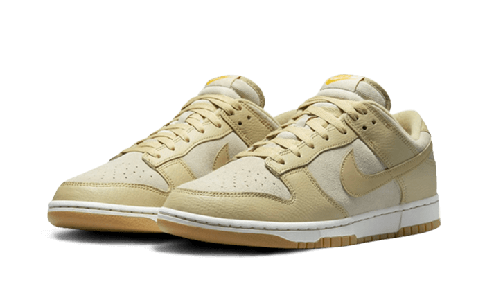 Nike Dunk Low Khaki Suede Gum - DZ4513-200 - Kickzmi