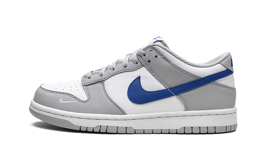 Nike Dunk Low Mini Swoosh Wolf Grey Game Royal - FN3878-001 - Kickzmi