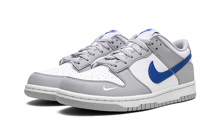 Nike Dunk Low Mini Swoosh Wolf Grey Game Royal - FN3878-001 - Kickzmi