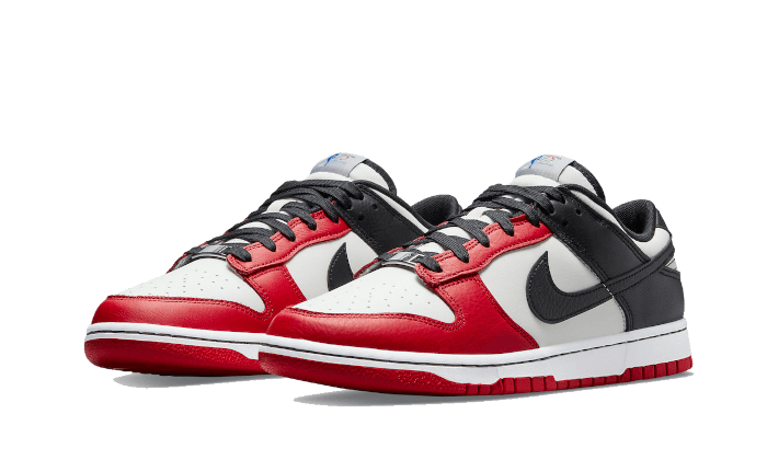 Nike Dunk Low NBA 75th Anniversary Chicago Bulls - DD3363-100 / DO6288-100 - Kickzmi