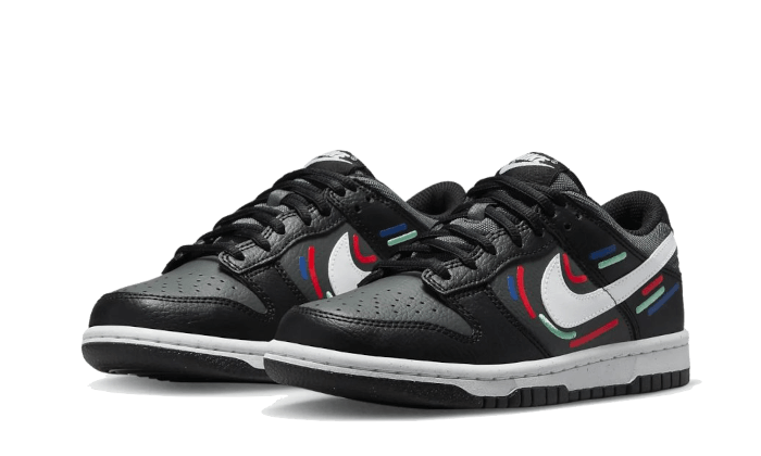 Nike Dunk Low Next Nature Marker Swoosh - FB8022-001 - Kickzmi