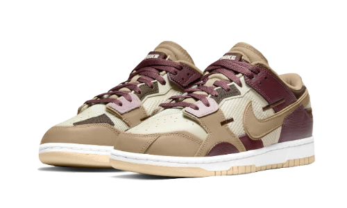 Sneakers éditions limitées et authentiques Nike Dunk Low Scrap Latte - DH7450-100 - Kickzmi