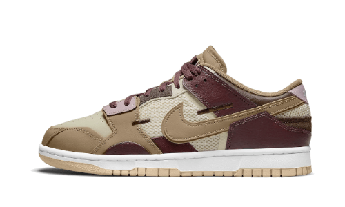 Sneakers éditions limitées et authentiques Nike Dunk Low Scrap Latte - DH7450-100 -  Kickzmi