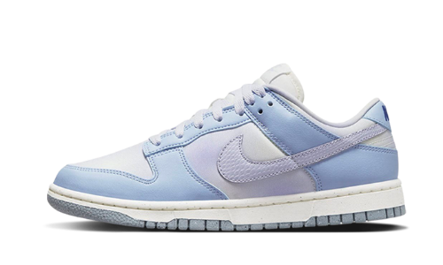 Sneakers éditions limitées et authentiques Nike Dunk Low White Blue Airbrush - FN0323-400 - Kickzmi