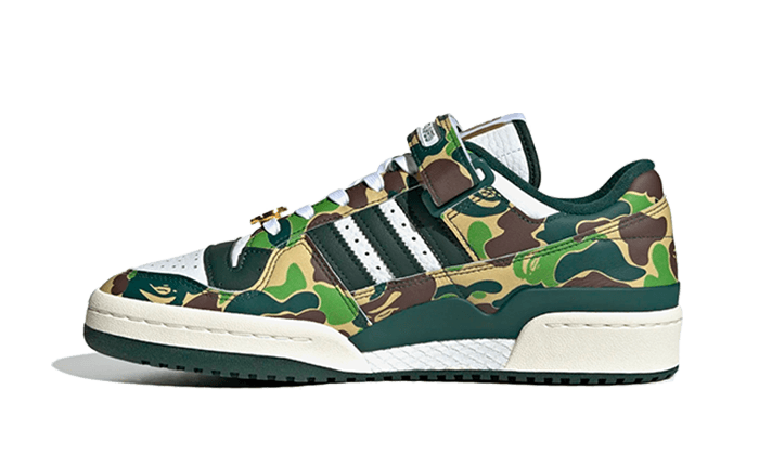 Adidas Forum 84 Low Bape 30th Anniversary Green Camo - ID4771 - Kickzmi