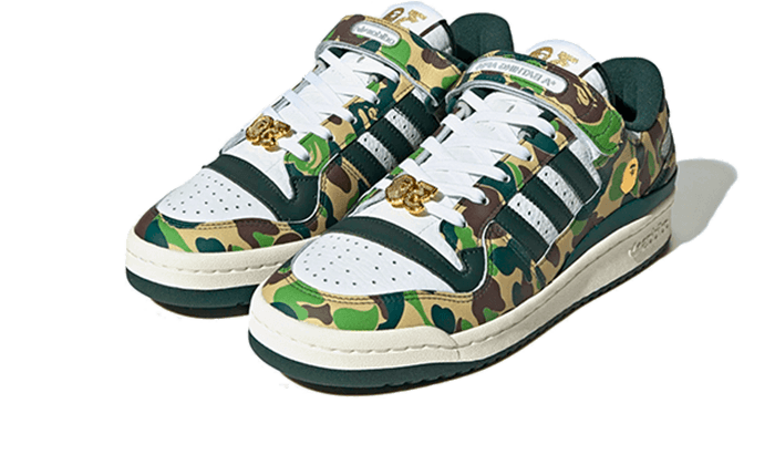 Adidas Forum 84 Low Bape 30th Anniversary Green Camo - ID4771 - Kickzmi