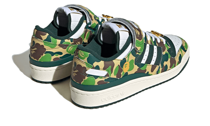 Adidas Forum 84 Low Bape 30th Anniversary Green Camo - ID4771 - Kickzmi